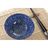Conjunto de Sushi Dkd Home Decor Preto Azul Bambu Grés Oriental (16 Peças)