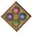 Conjunto de Sushi Dkd Home Decor Multicolor Bambu Mandala Grés Oriental (12 Peças)