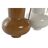 Vaso Dkd Home Decor Bege Metal Laranja Mostarda (13 X 12.5 X 17 cm) (2 Unidades)