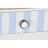 Consola Dkd Home Decor Cerâmica Branco Azul Celeste (110 X 40 X 79 cm)