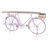 Consola Dkd Home Decor Bicicleta 180 X 41 X 94 cm Rosa Claro Ferro Madeira de Mangueira