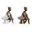 Figura Decorativa Dkd Home Decor Cor de Rosa Branco Resina Bailarina Ballet Moderno (12 X 9,5 X 15,5 cm) (2 Unidades)