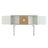 Mesa de Apoio Dkd Home Decor Abeto Metal Branco 120 X 35 X 90 cm