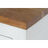 Mesa de Cabeceira Dkd Home Decor Branco Castanho Acácia Madeira de Mangueira 45 X 40 X 60 cm