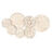 Decoração de Parede Home Esprit Branco Natural Acabamento Envelhecido 97,5 X 3 X 52,5 cm