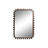 Espelho de Parede Home Esprit Preto Dourado Cristal Madeira Mdf Neoclássico 44 X 2,5 X 64 cm