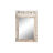 Espelho de Parede Home Esprit Branco Natural Madeira de Mangueira Elefante índio 83 X 4 X 121 cm