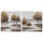 Pintura Home Esprit árvores Cottage 80 X 3 X 80 cm (2 Unidades)