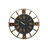 Relógio de Parede Home Esprit Preto Dourado Ferro Vintage 60 X 8 X 60 cm