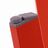Mesa de Apoio Marzia Vermelho Aço 70 X 70 X 40 cm