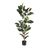 Planta Decorativa 49 X 45 X 125 cm Pvc Figueira Verde-escuro