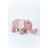 Peluche Crochetts Amigurumis Mini Branco Elefante 48 X 23 X 26 cm