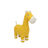 Peluche Crochetts Amigurumis Maxi Amarelo Cavalo 94 X 90 X 33 cm