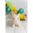 Peluche Crochetts Amigurumis Mini Branco Coelho 36 X 26 X 17 cm