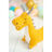 Peluche Crochetts Amigurumis Mini Branco Dragão 65 X 43 X 18 cm