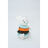 Peluche Crochetts Bebe Azul Branco Rato 28 X 32 X 19 cm