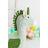 Peluche Crochetts Amigurumis Maxi Verde Unicórnio 98 X 88 X 33 cm