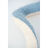 Peluche Crochetts Océano Azul Claro Manta 67 X 77 X 11 cm