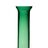 Vaso Verde Vidro 12 X 12 X 33 cm