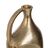 Vaso Dourado Metal 15 X 15 X 40 cm