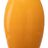 Vaso 21,5 X 21,5 X 36 cm Cerâmica Amarelo