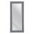 Espelho de Parede 56 X 2 X 126 cm Cinzento Madeira Branco