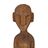 Figura Decorativa Natural Africano 14,5 X 9 X 38,5 cm (2 Unidades)