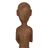 Figura Decorativa Natural Africano 14,5 X 9 X 38,5 cm (2 Unidades)