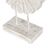 Escultura Branco Bege Anel 25,5 X 9,5 X 37 cm