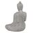 Escultura Buda Cinzento 46,3 X 34,5 X 61,5 cm