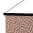 Decoração de Parede Tapete Cânhamo Madeira de Abeto Tecido 125 X 1,7 X 160 cm