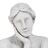 Busto Argila Mulher 35 X 28 X 54 cm