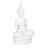 Figura Decorativa Branco Buda 24 X 14,2 X 41 cm