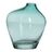 Vaso Verde Cristal 14,5 X 9,5 X 17 cm