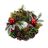 Coroa de Natal Vermelho Verde Multicolor Plástico Foam Abacaxis 22 X 22 cm