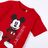 Camisola de Manga Curta Infantil Mickey Mouse Vermelho 8 Anos