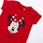 Camisola de Manga Curta Infantil Minnie Mouse Vermelho 6 Anos