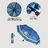 Guarda-chuva Dobrável Harry Potter Ravenclaw Azul 53 cm