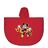 Poncho Impermeável com Capuz Mickey Mouse Vermelho 5-6 Anos