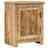  Mesas de Cabeceira em Madeira Maciça 40x30x50 cm