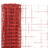 Cerca Arame Galinheiro 10x1,5m Aço C/ Revestimento Pvc Vermelho