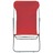 Cadeiras de Praia Dobráveis 2 pcs Aço e Tecido Oxford Vermelho