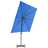 Guarda-sol Cantilever C/ Poste de Aço 250x250 cm Azul-ciano