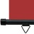 Toldo lateral para varanda 140x250 cm vermelho