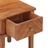 Mesa de cabeceira 40x40x50 cm madeira de acácia maciça