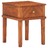Mesa de cabeceira 40x40x50 cm madeira de acácia maciça