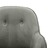 Cadeira de Baloiço Veludo Cinzento