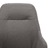 Cadeira de Baloiço Tecido Cinzento-claro