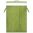 Cesto para roupa suja 72 L bambu verde