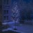 Árvore de Natal 1200 Luzes LED Flor Cerejeira Luz Azul 400 cm
